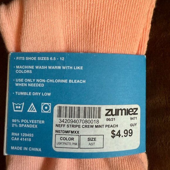 Neff Crew Socks - Picture 5 of 5